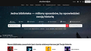 Strona shutterstock.com i podobne strony